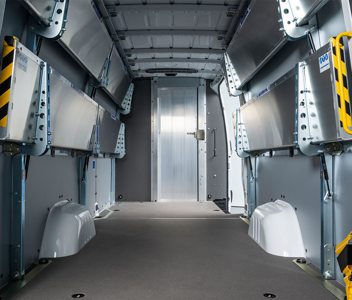 Interior space of sprinter van