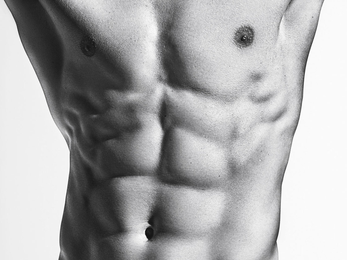 Perfect male body - 6 pack abs