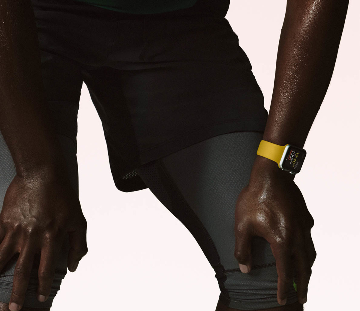 Apple's new nylon band for the Apple Watch.