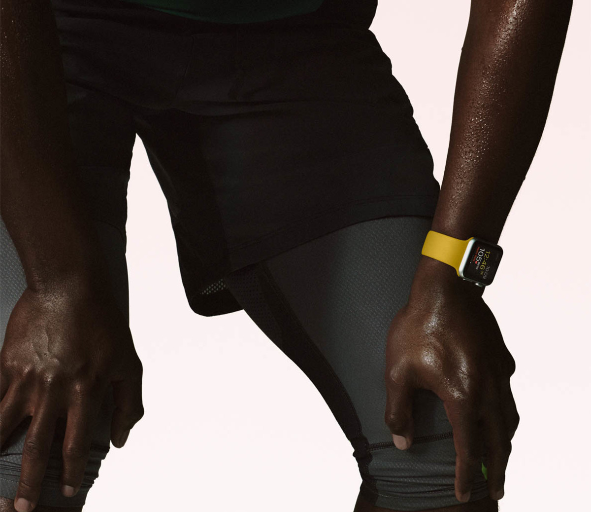 Apple's new nylon band for the Apple Watch. Apple's new nylon band for the Apple Watch.