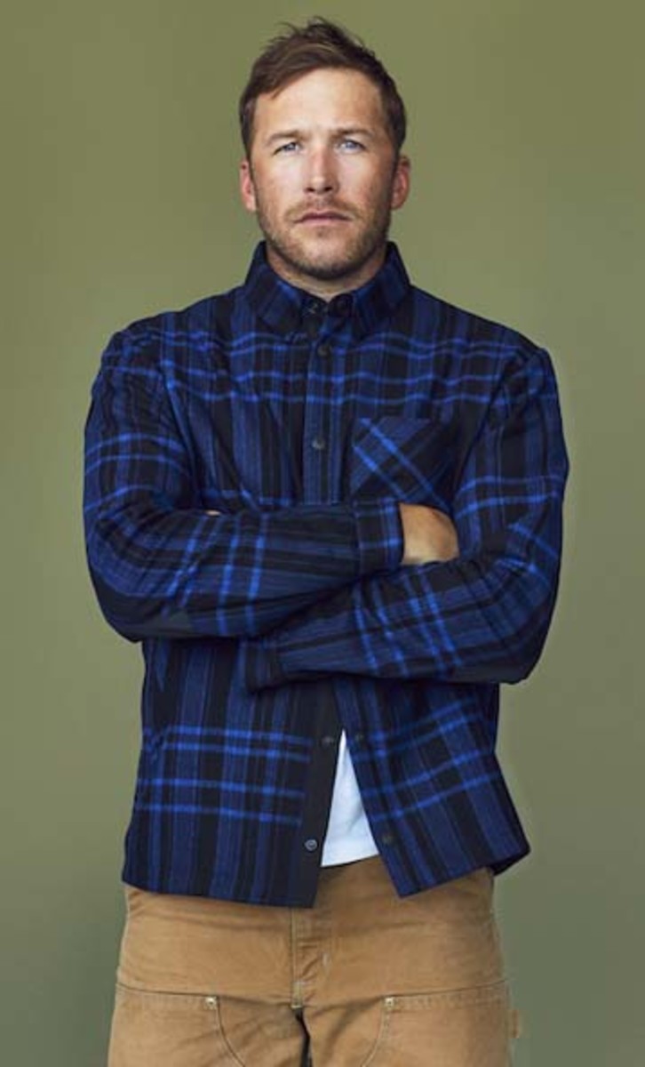 Olympic skier Bode Miller in his Aztech Mountain gear. Olympic skier Bode Miller in his Aztech Mountain gear. Photo courtesy Bruno Staub.
