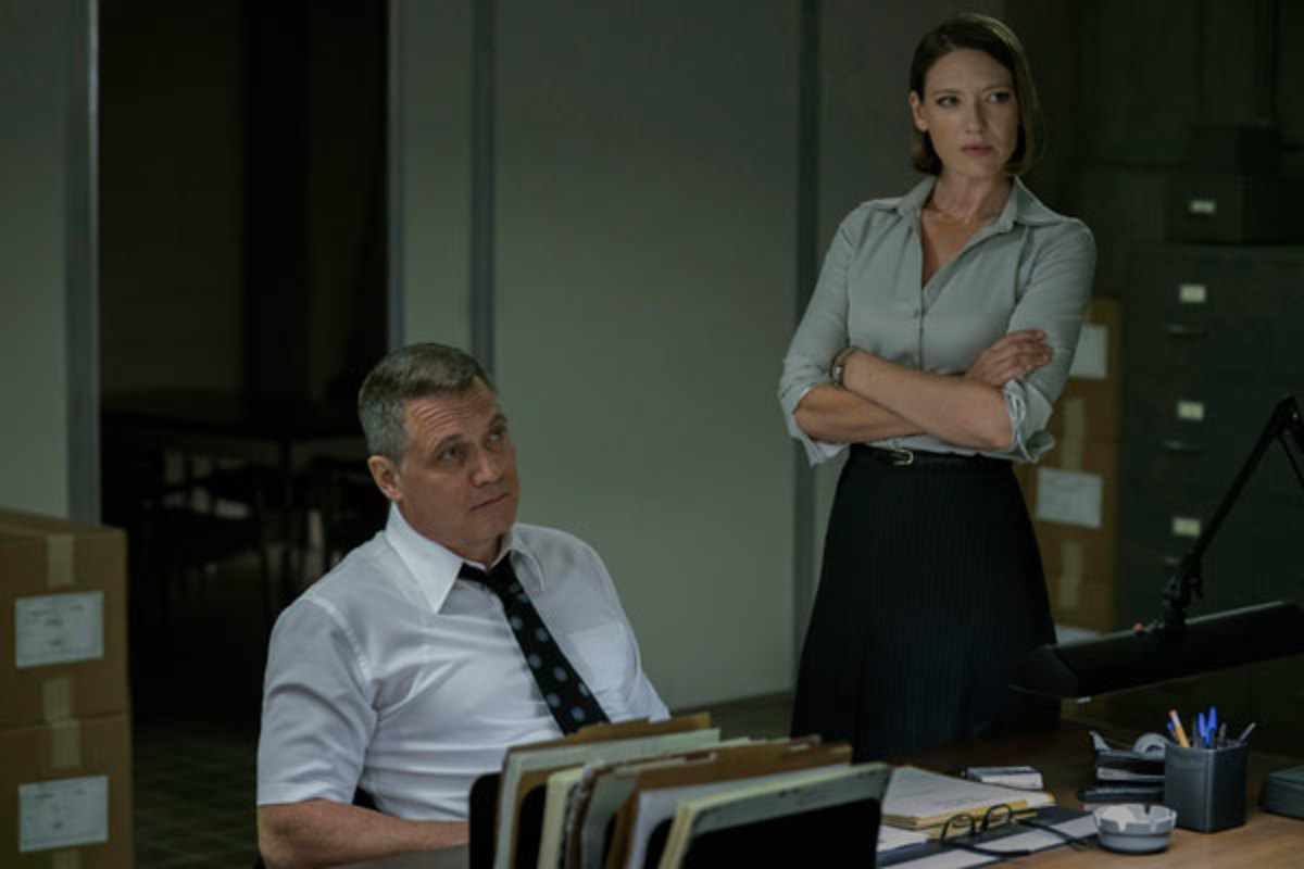 Holt McCallany and Anna Torv on Netflix's series 'Mindhunter'