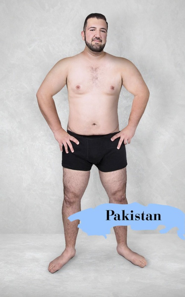 Pakistan normal male body shape