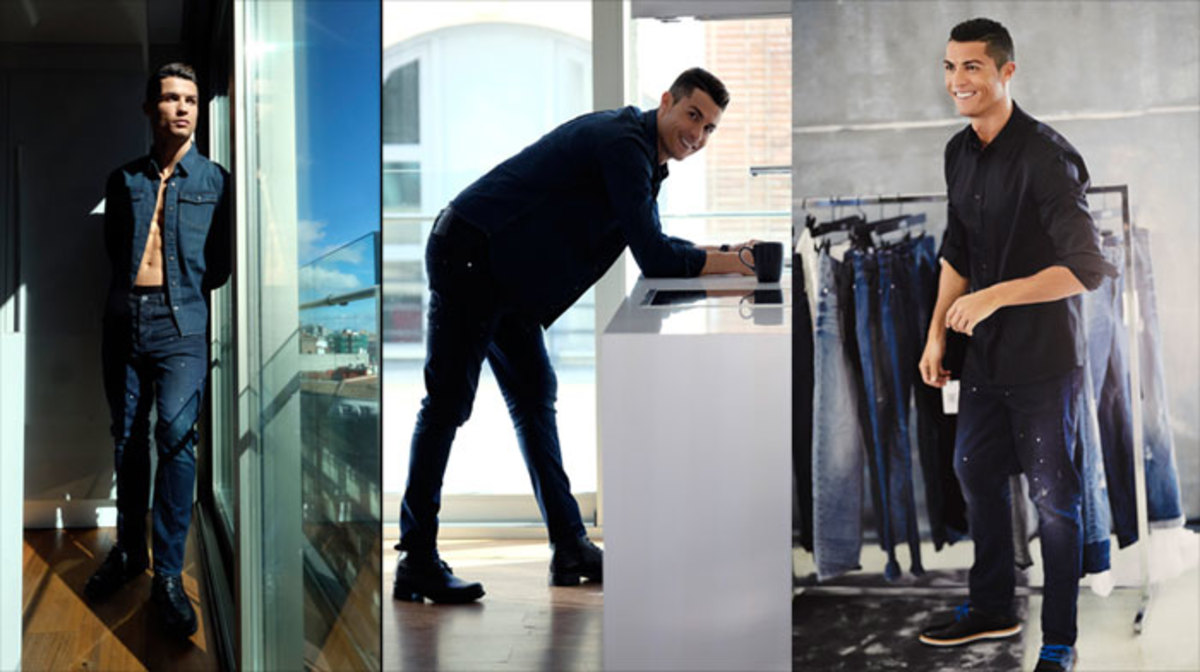 Cristiano Ronaldo, Real Madrid, Denim Fashion Line Cristiano Ronaldo, Real Madrid, Denim Fashion Line