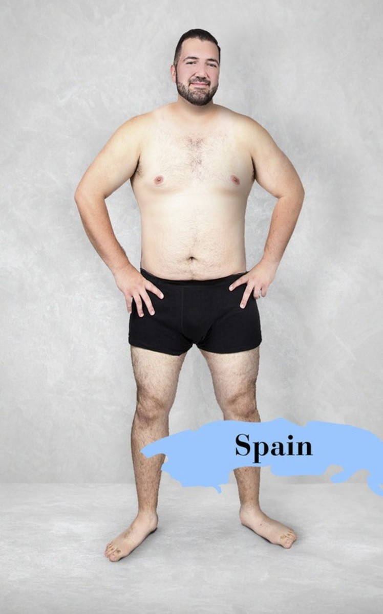 Spain average guys physique