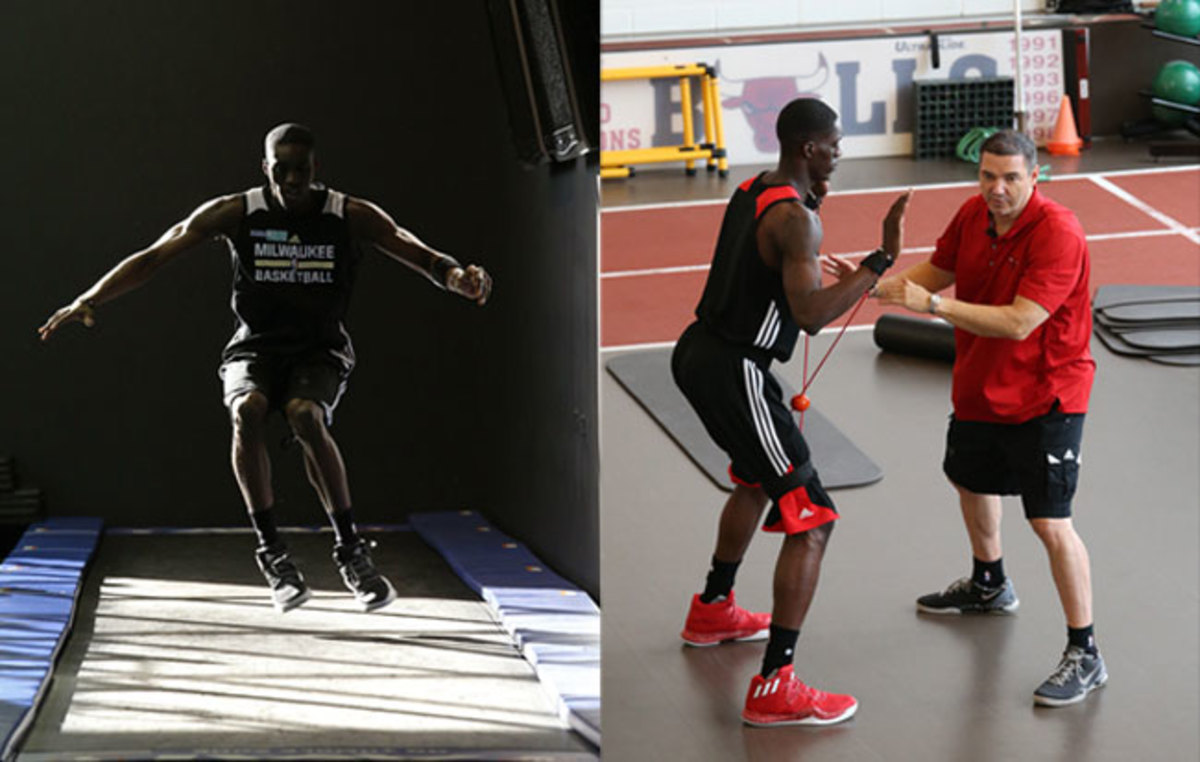Tony Snell, NBA player, training and working out Tony Snell, NBA player, training and working out