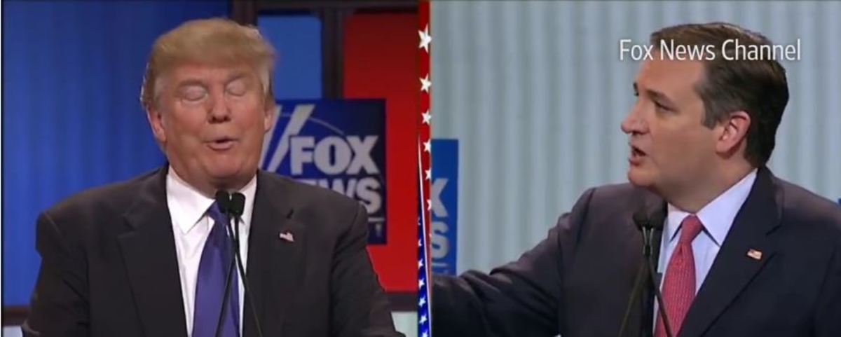 Yoga with Trump and Ted. via FOX News Yoga with Trump and Ted. via FOX News
