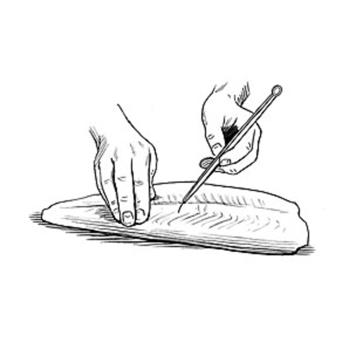 How to fillet a fish.